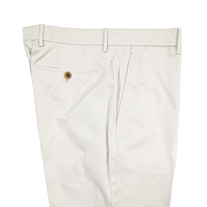 BERWICH “YRETRO” ストレッチコットン ノータックチノパンツ ライトグレー(ice) 50 | GUARDAROBA MILANO OFFICIAL STORE