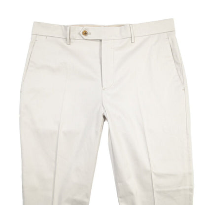 BERWICH “YRETRO” ストレッチコットン ノータックチノパンツ ライトグレー(ice) 50 | GUARDAROBA MILANO OFFICIAL STORE