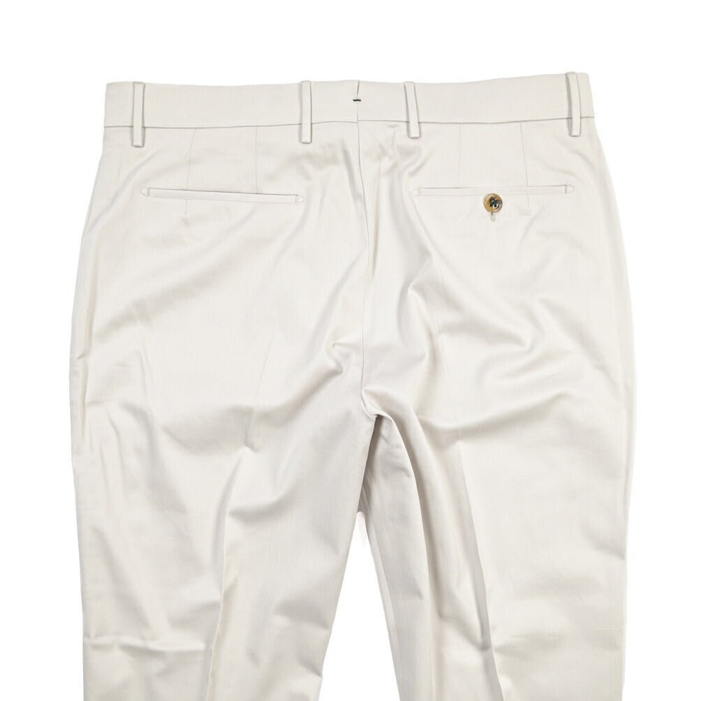 BERWICH “YRETRO” ストレッチコットン ノータックチノパンツ ライトグレー(ice) 50 | GUARDAROBA MILANO OFFICIAL STORE