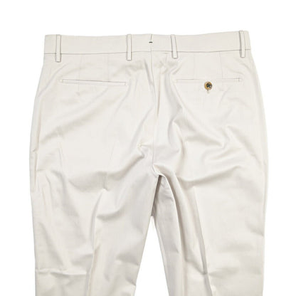 BERWICH “YRETRO” ストレッチコットン ノータックチノパンツ ライトグレー(ice) 50 | GUARDAROBA MILANO OFFICIAL STORE