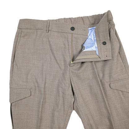 BERWICH “YRETRO CARGO” ストレッチウール カーゴスラックス グレージュ(greige) 48 | GUARDAROBA MILANO OFFICIAL STORE
