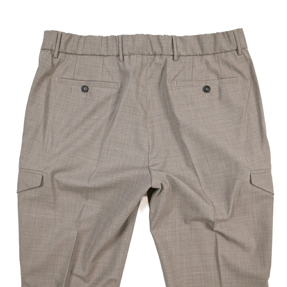 BERWICH “YRETRO CARGO” ストレッチウール カーゴスラックス グレージュ(greige) 48 | GUARDAROBA MILANO OFFICIAL STORE