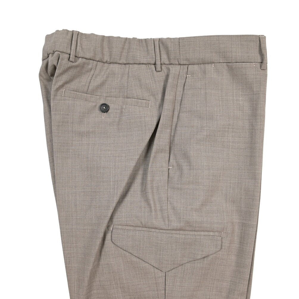 BERWICH “YRETRO CARGO” ストレッチウール カーゴスラックス グレージュ(greige) 48 | GUARDAROBA MILANO OFFICIAL STORE