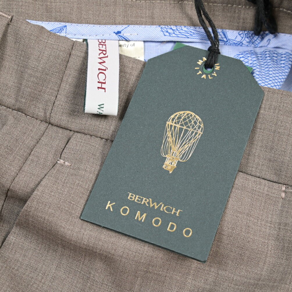 BERWICH “YRETRO CARGO” ストレッチウール カーゴスラックス グレージュ(greige) 48 | GUARDAROBA MILANO OFFICIAL STORE