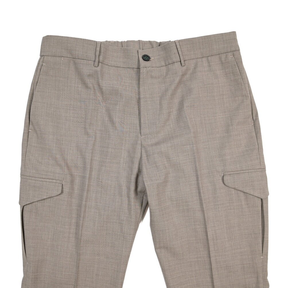 BERWICH “YRETRO CARGO” ストレッチウール カーゴスラックス グレージュ(greige) 48 | GUARDAROBA MILANO OFFICIAL STORE