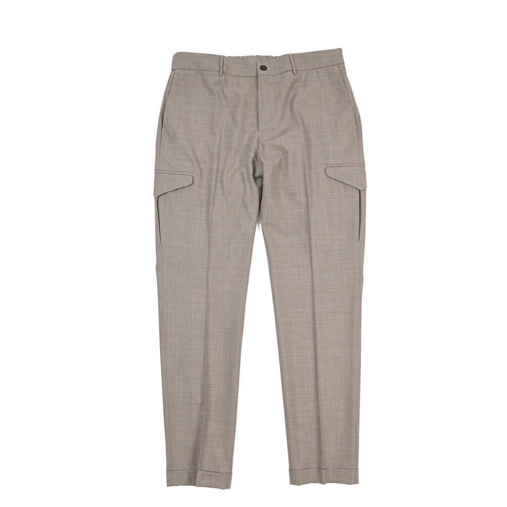 BERWICH “YRETRO CARGO” ストレッチウール カーゴスラックス グレージュ(greige) 48 | GUARDAROBA MILANO OFFICIAL STORE