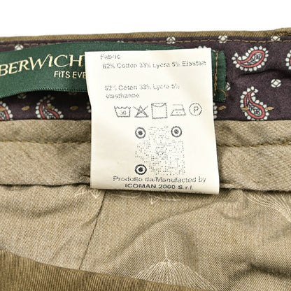 BERWICH "YRETRO - GD" ライクラ混コットン ノータックチノパンツ｜433836-46｜GUARDAROBA MILANO OFFICIAL STORE
