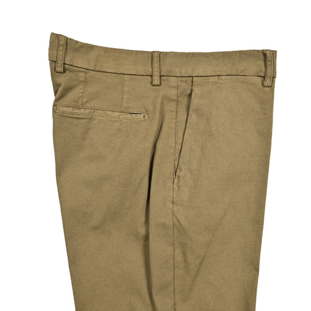 BERWICH "YRETRO - GD" ライクラ混コットン ノータックチノパンツ｜433836-46｜GUARDAROBA MILANO OFFICIAL STORE