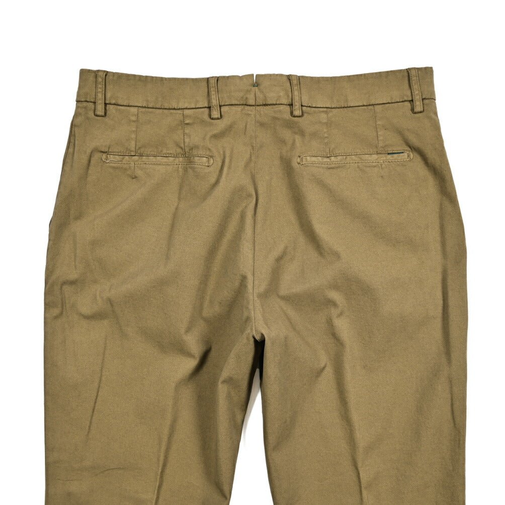 BERWICH "YRETRO - GD" ライクラ混コットン ノータックチノパンツ｜433836-46｜GUARDAROBA MILANO OFFICIAL STORE