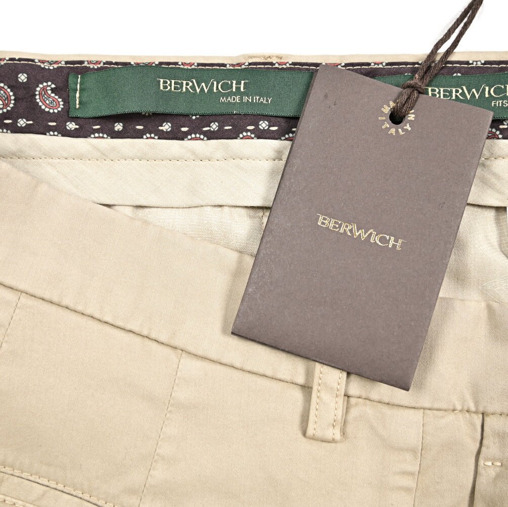 BERWICH "YRETRO - GD" リヨセル混コットン ノータックパンツ｜433847-48｜GUARDAROBA MILANO OFFICIAL STORE