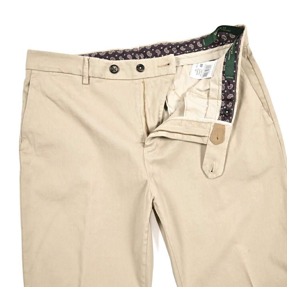 BERWICH "YRETRO - GD" リヨセル混コットン ノータックパンツ｜433847-48｜GUARDAROBA MILANO OFFICIAL STORE