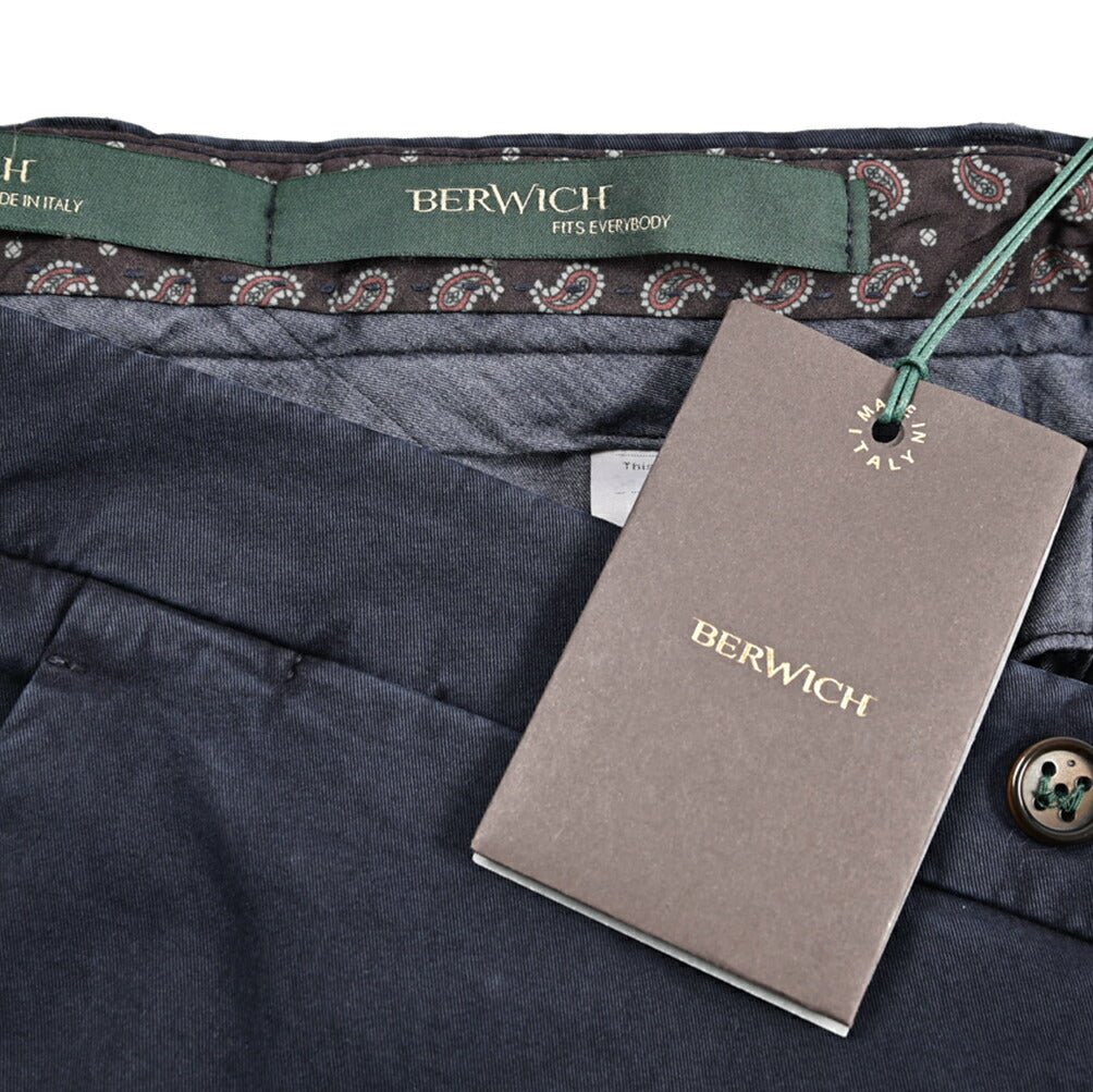 新春セール｜BERWICH "YRETRO - GD" リヨセル混コットン ノータックチノパンツ｜433852-46｜GUARDAROBA MILANO OFFICIAL STORE
