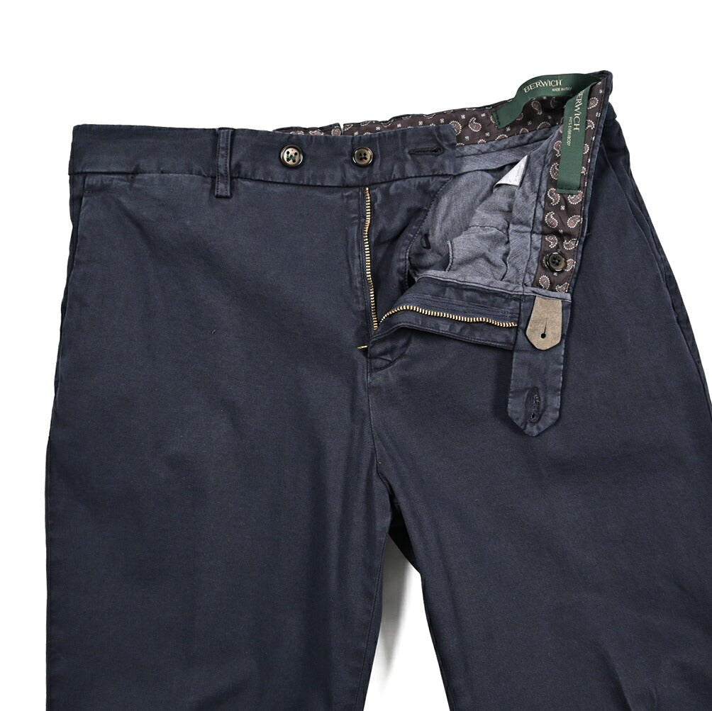 新春セール｜BERWICH "YRETRO - GD" リヨセル混コットン ノータックチノパンツ｜433852-46｜GUARDAROBA MILANO OFFICIAL STORE