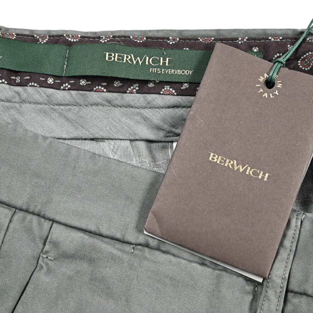 新春セール｜BERWICH "YRETRO - GD" リヨセル混コットン ノータックチノパンツ｜433858-46｜GUARDAROBA MILANO OFFICIAL STORE