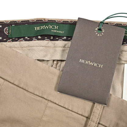 BERWICH "YRETRO - GD" リヨセル混コットン ノータックチノパンツ｜434022-50｜GUARDAROBA MILANO OFFICIAL STORE