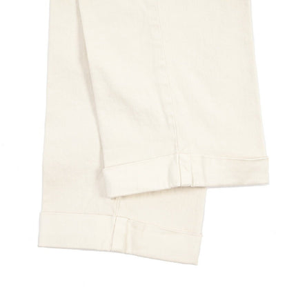 BERWICH “YRETRO-GD” ストレッチコットン ノータックチノパンツ オフホワイト(latte802) 44 | GUARDAROBA MILANO OFFICIAL STORE