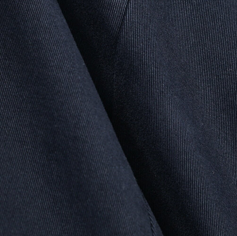 BERWICH “YRETRO - GD” ストレッチコットン ノータックチノパンツ ネイビー(navy665) 44 | GUARDAROBA MILANO OFFICIAL STORE