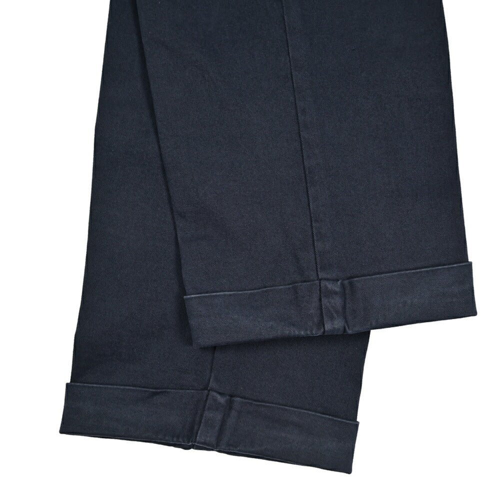 BERWICH “YRETRO - GD” ストレッチコットン ノータックチノパンツ ネイビー(navy665) 44 | GUARDAROBA MILANO OFFICIAL STORE