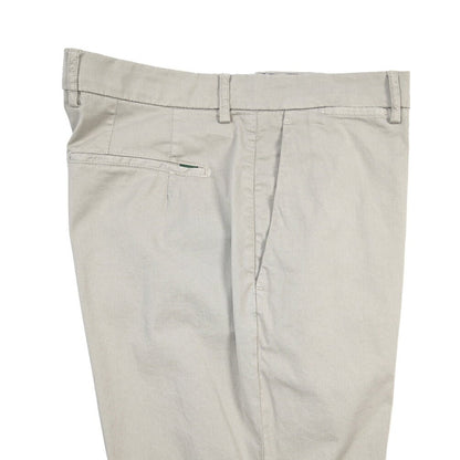 BERWICH “YRETRO-GD” ストレッチコットン ノータックチノパンツ グレー(conza701) 50 | GUARDAROBA MILANO OFFICIAL STORE
