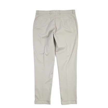 BERWICH “YRETRO-GD” ストレッチコットン ノータックチノパンツ グレー(conza701) 50 | GUARDAROBA MILANO OFFICIAL STORE