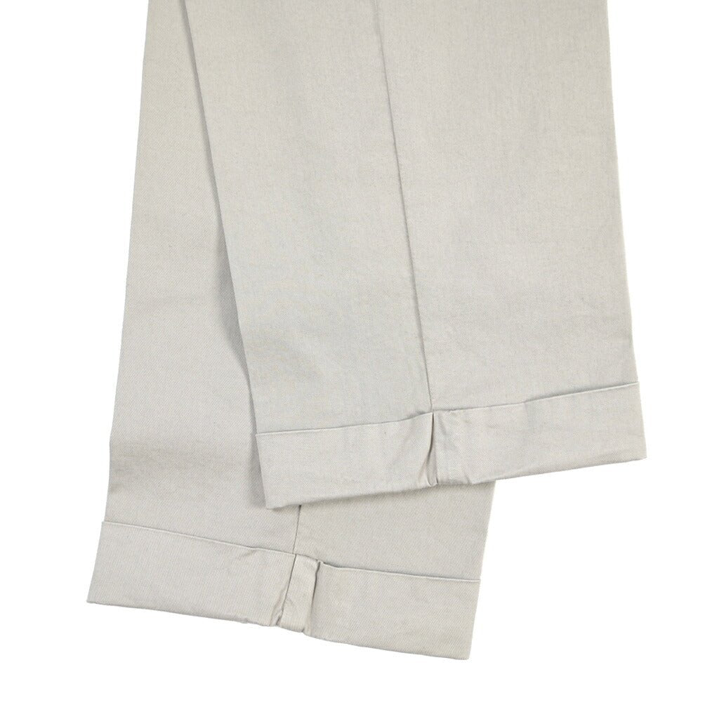 BERWICH “YRETRO-GD” ストレッチコットン ノータックチノパンツ グレー(conza701) 50 | GUARDAROBA MILANO OFFICIAL STORE