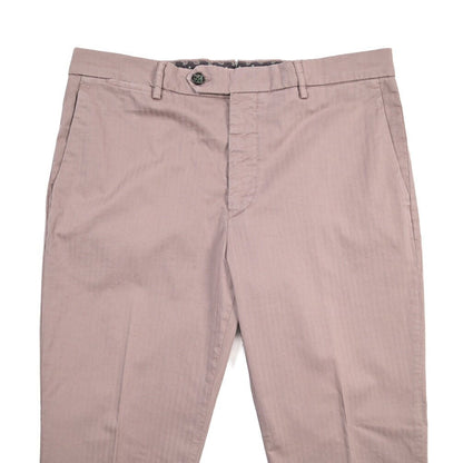 BERWICH “YRETRO-GD” ストレッチコットン ノータックヘリンボーンパンツ パープル(old52) 48 | GUARDAROBA MILANO OFFICIAL STORE