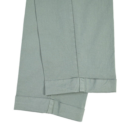 BERWICH “YRETRO-GD” ストレッチコットン ノータックチノパンツ グリーン(salvia821) 50 | GUARDAROBA MILANO OFFICIAL STORE