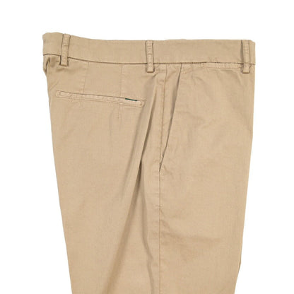 BERWICH “YRETRO-GD” ストレッチコットン ノータックチノパンツ ブラウン(noce724) 48 | GUARDAROBA MILANO OFFICIAL STORE