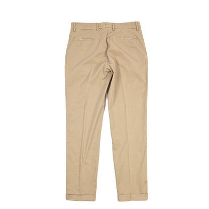 BERWICH “YRETRO-GD” ストレッチコットン ノータックチノパンツ ブラウン(noce724) 48 | GUARDAROBA MILANO OFFICIAL STORE