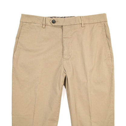 BERWICH “YRETRO-GD” ストレッチコットン ノータックチノパンツ ブラウン(noce724) 48 | GUARDAROBA MILANO OFFICIAL STORE