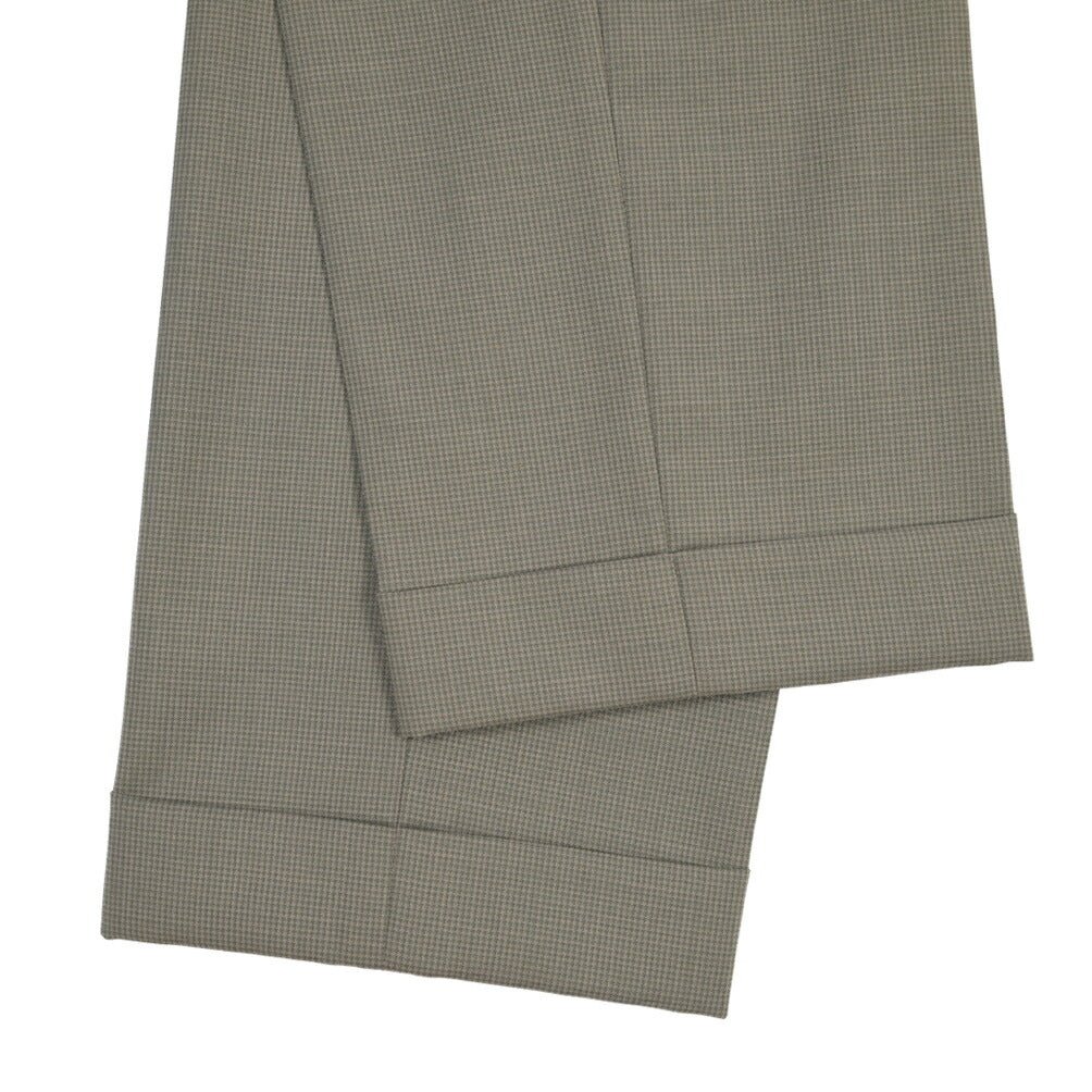 BERWICH “YRETRO LONG” ヴァージンウール100% ノータックスラックス カーキグリーン(green) 46 | GUARDAROBA MILANO OFFICIAL STORE