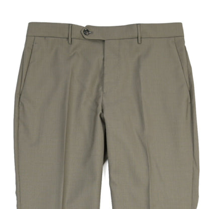 BERWICH “YRETRO LONG” ヴァージンウール100% ノータックスラックス カーキグリーン(green) 46 | GUARDAROBA MILANO OFFICIAL STORE
