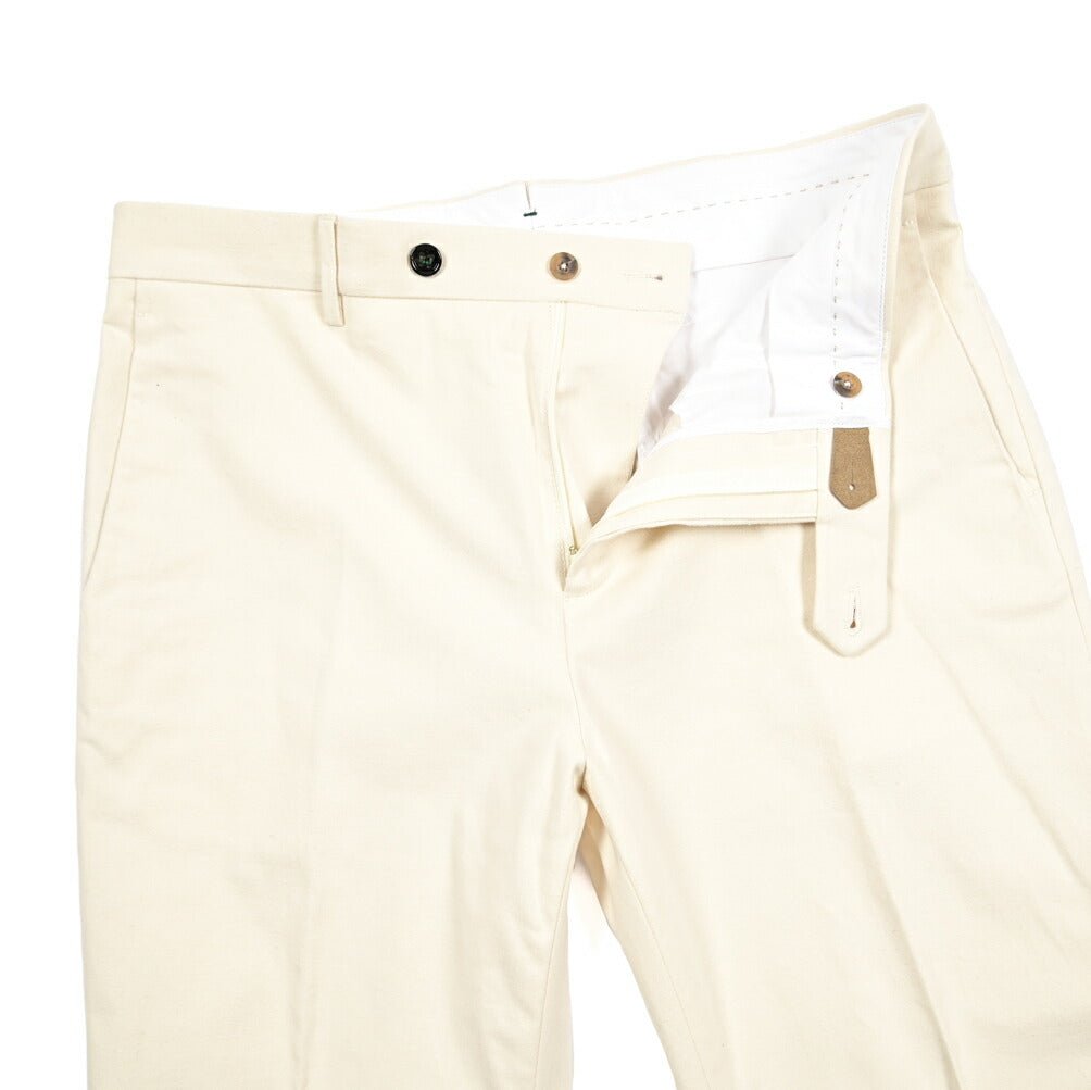 BERWICH "YRETRO LONG" ストレッチコットン ノータックパンツ｜433607-46｜GUARDAROBA MILANO OFFICIAL STORE