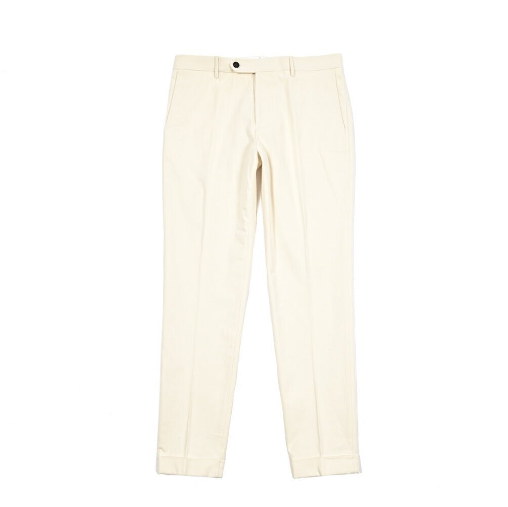 BERWICH "YRETRO LONG" ストレッチコットン ノータックパンツ｜433607-46｜GUARDAROBA MILANO OFFICIAL STORE