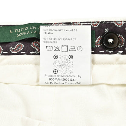 BERWICH "YRETRO LONG" リヨセル混コットン ノータックパンツ｜433752-46｜GUARDAROBA MILANO OFFICIAL STORE