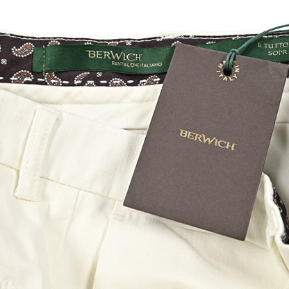 BERWICH "YRETRO LONG" リヨセル混コットン ノータックパンツ｜433752-46｜GUARDAROBA MILANO OFFICIAL STORE