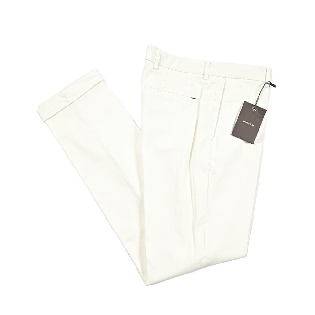 BERWICH "YRETRO LONG" リヨセル混コットン ノータックパンツ｜433752-46｜GUARDAROBA MILANO OFFICIAL STORE