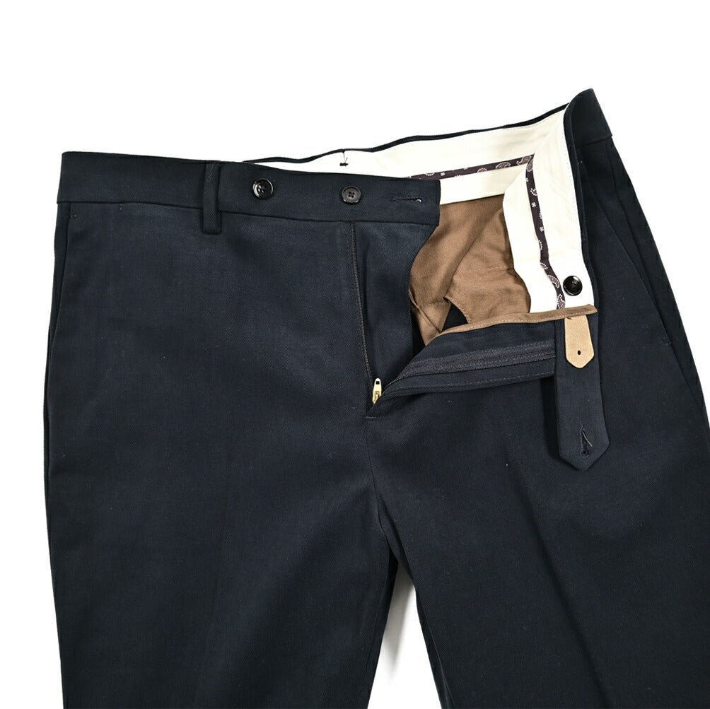 BERWICH "YRETRO LONG" ストレッチコットン ノータックパンツ｜433806-48｜GUARDAROBA MILANO OFFICIAL STORE