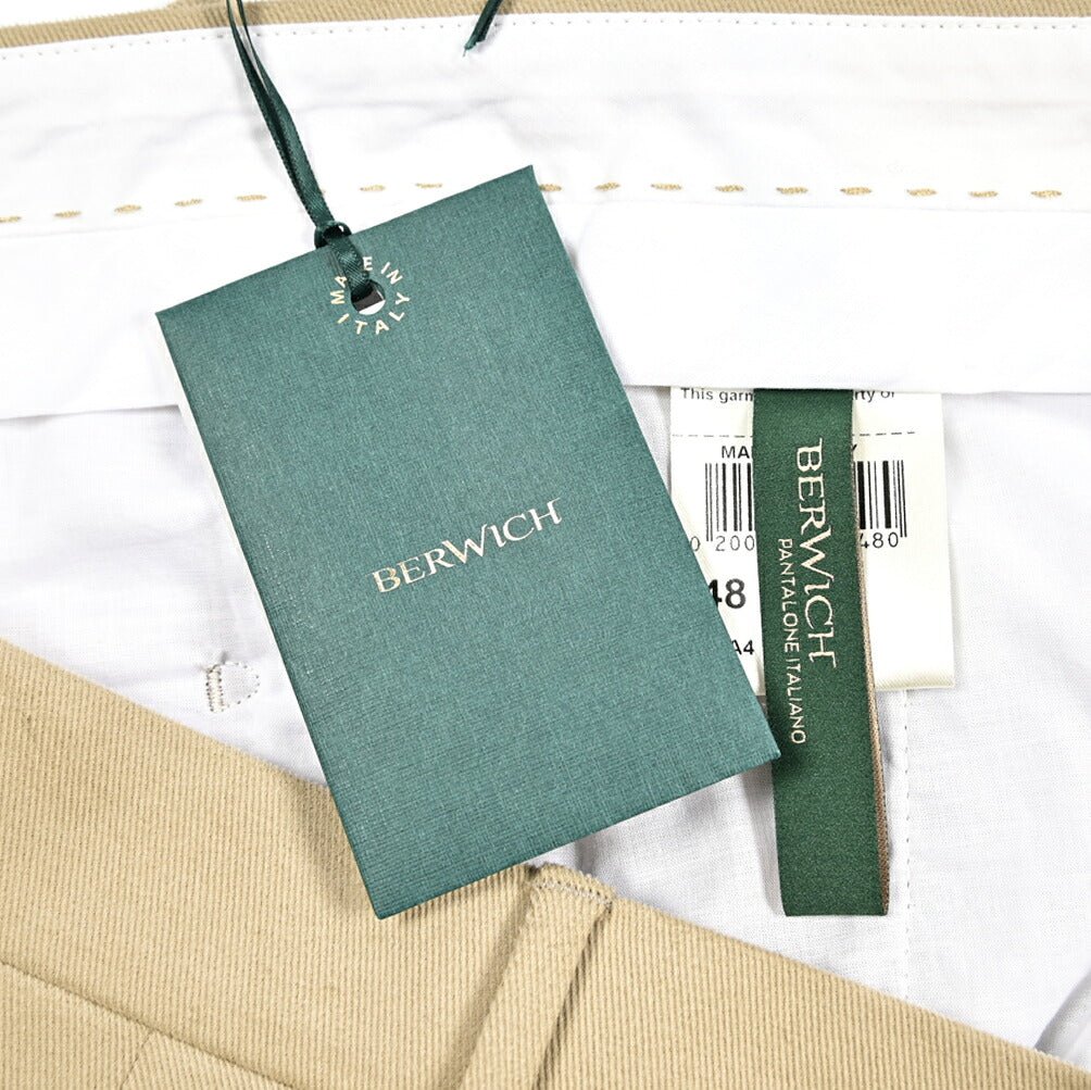 新春セール｜BERWICH "YRETRO LONG" ストレッチコットン ノータックパンツ｜433870-46｜GUARDAROBA MILANO OFFICIAL STORE