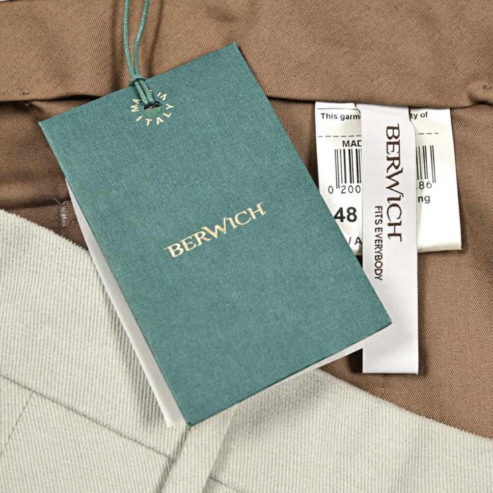 新春セール｜BERWICH "YRETRO LONG" ストレッチコットン ノータックパンツ｜433879-46｜GUARDAROBA MILANO OFFICIAL STORE