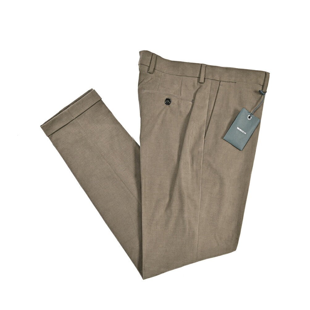BERWICH "YRETRO LONG" ストレッチコットン ノータックパンツ｜433924-48｜GUARDAROBA MILANO OFFICIAL STORE