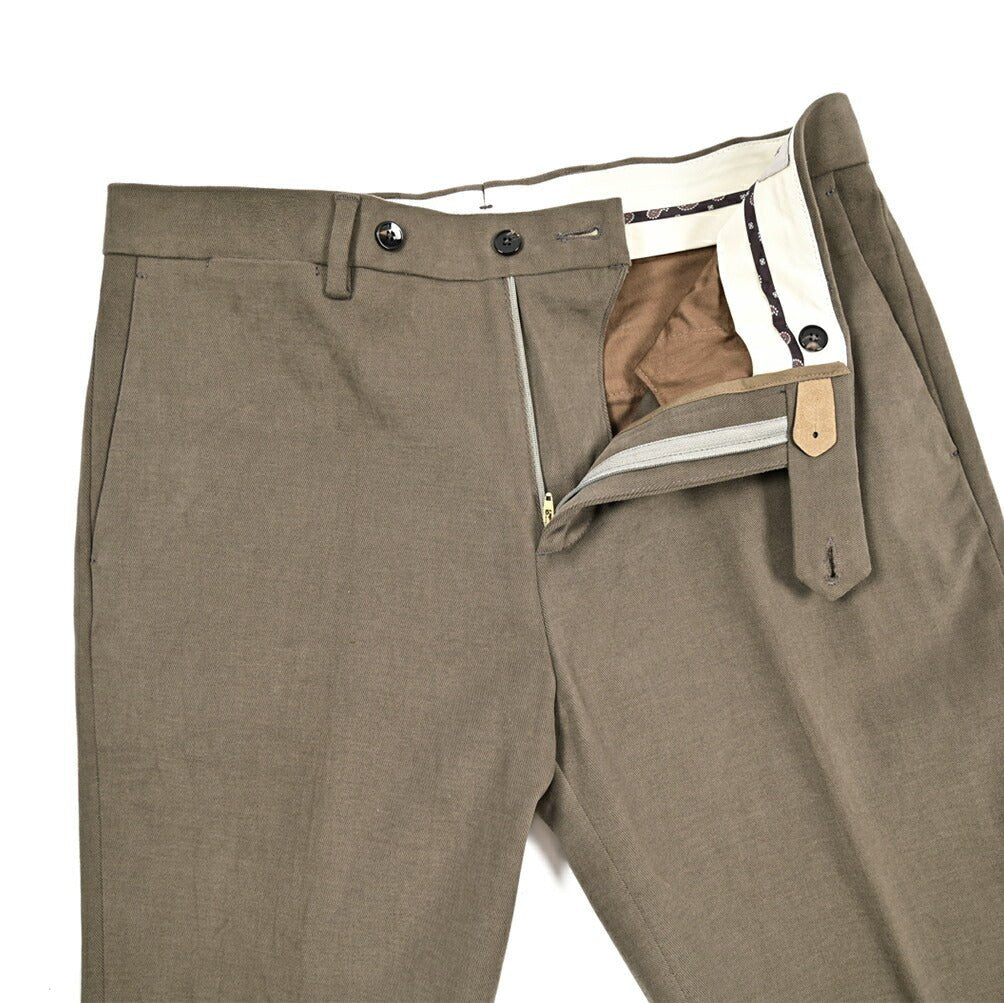 BERWICH "YRETRO LONG" ストレッチコットン ノータックパンツ｜433924-48｜GUARDAROBA MILANO OFFICIAL STORE