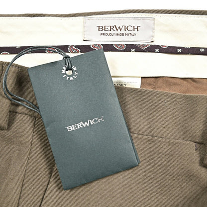 BERWICH "YRETRO LONG" ストレッチコットン ノータックパンツ｜433924-48｜GUARDAROBA MILANO OFFICIAL STORE