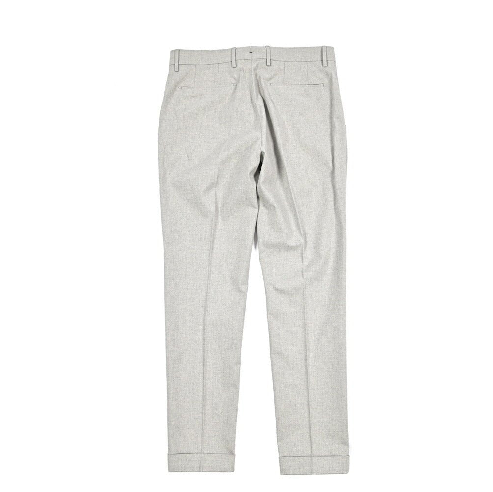 BERWICH “YRETRO LONG” ストレッチコットン ノータックパンツ ライトグレー(lt grey) 46 | GUARDAROBA MILANO OFFICIAL STORE