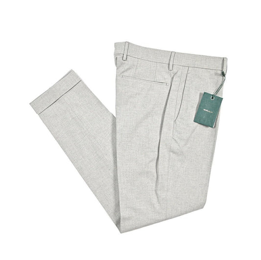 BERWICH “YRETRO LONG” ストレッチコットン ノータックパンツ ライトグレー(lt grey) 46 | GUARDAROBA MILANO OFFICIAL STORE