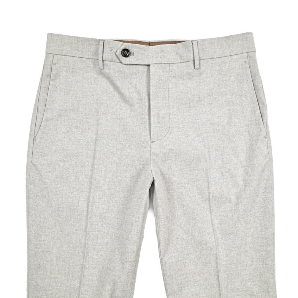 BERWICH “YRETRO LONG” ストレッチコットン ノータックパンツ ライトグレー(lt grey) 46 | GUARDAROBA MILANO OFFICIAL STORE