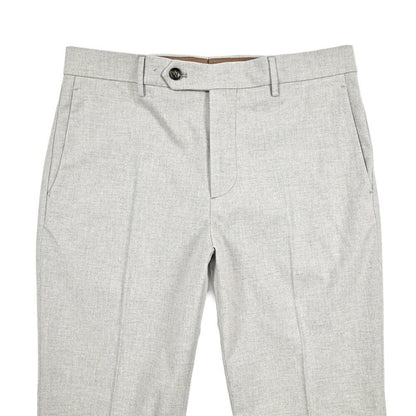 BERWICH “YRETRO LONG” ストレッチコットン ノータックパンツ ライトグレー(lt grey) 46 | GUARDAROBA MILANO OFFICIAL STORE