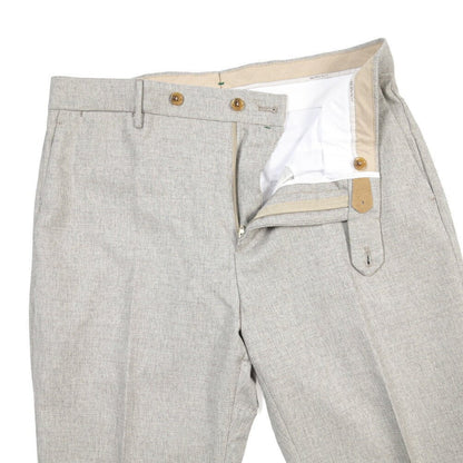 BERWICH “YRETRO LONG” ウール混 ノータックパンツ グレー(desert) 46 | GUARDAROBA MILANO OFFICIAL STORE