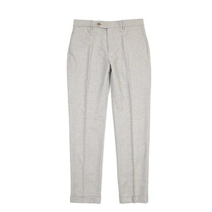 BERWICH “YRETRO LONG” ウール混 ノータックパンツ グレー(desert) 46 | GUARDAROBA MILANO OFFICIAL STORE