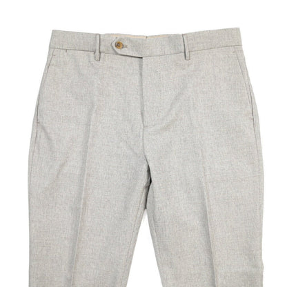 BERWICH “YRETRO LONG” ウール混 ノータックパンツ グレー(desert) 46 | GUARDAROBA MILANO OFFICIAL STORE